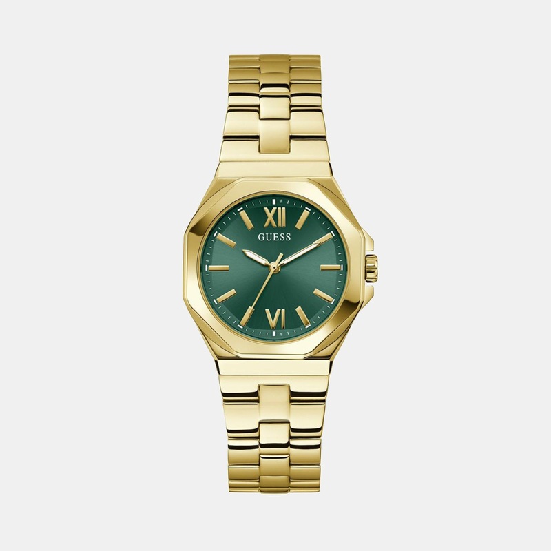 Women Quartz Gold Dial Analog Stainless Steel Watch GW0873L2