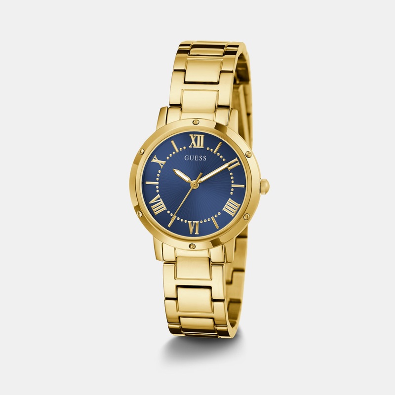 Women's Blue Dial Analog Stainless Steel Watch GW0404L4
