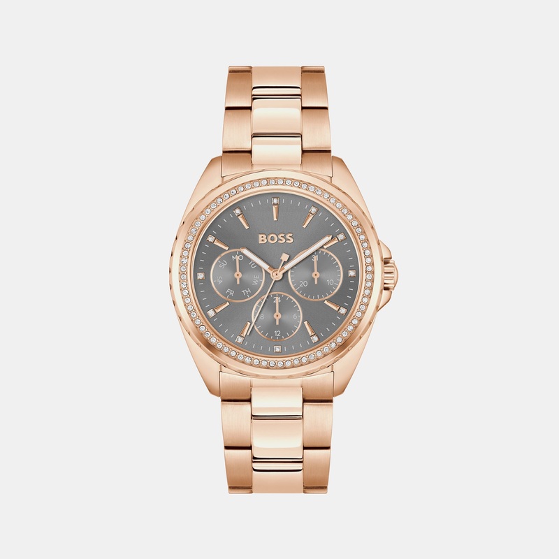 Atea Women's Grey Chronograph Stainless Steel Watch 1502711