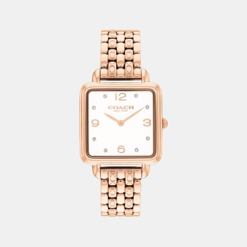 Cass Women Quartz White Dial Analog Stainless Steel Watch 14504532