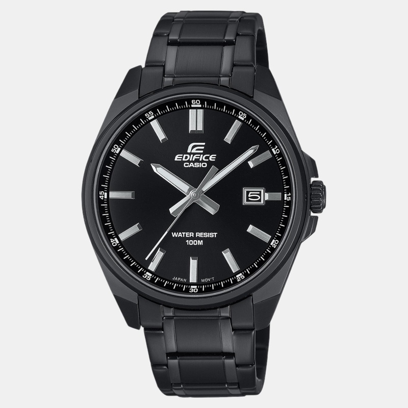 Edifice Men Black Dial Analog Stainless Steel Watch ED620