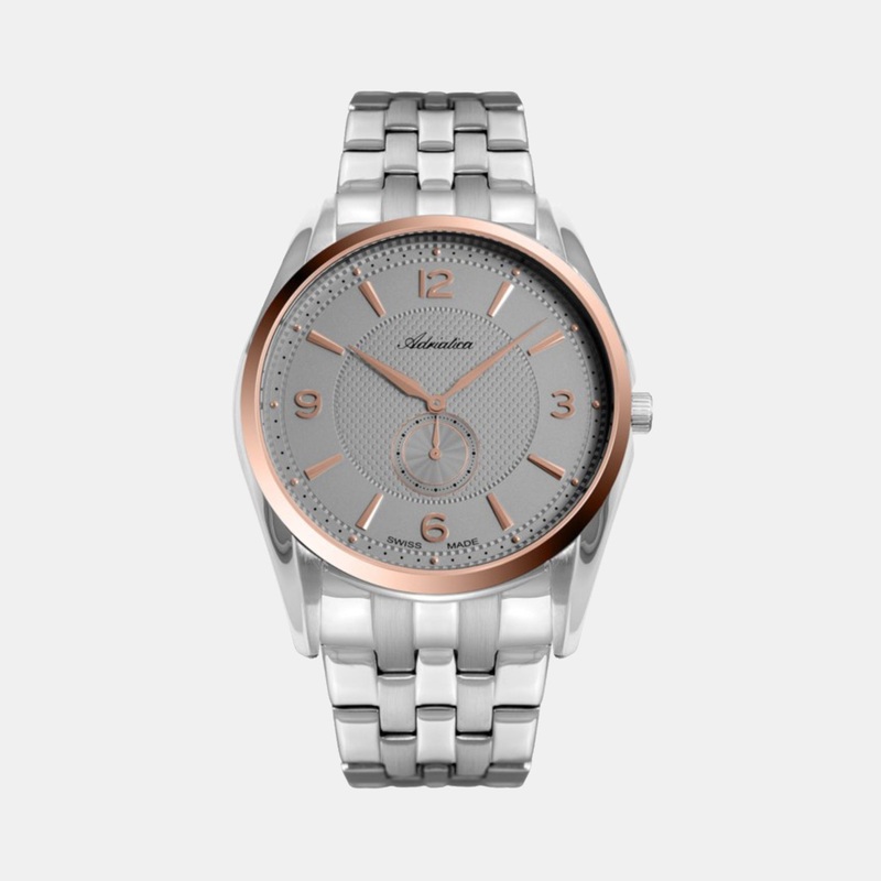 Men Quartz Grey Dial Analog Stainless Steel Watch A8279.R157Q
