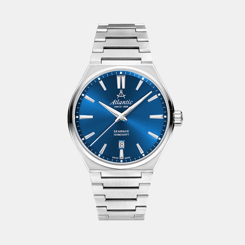 Seawave Men Quartz Blue Dial Analog Stainless Steel Watch 58366.41.51