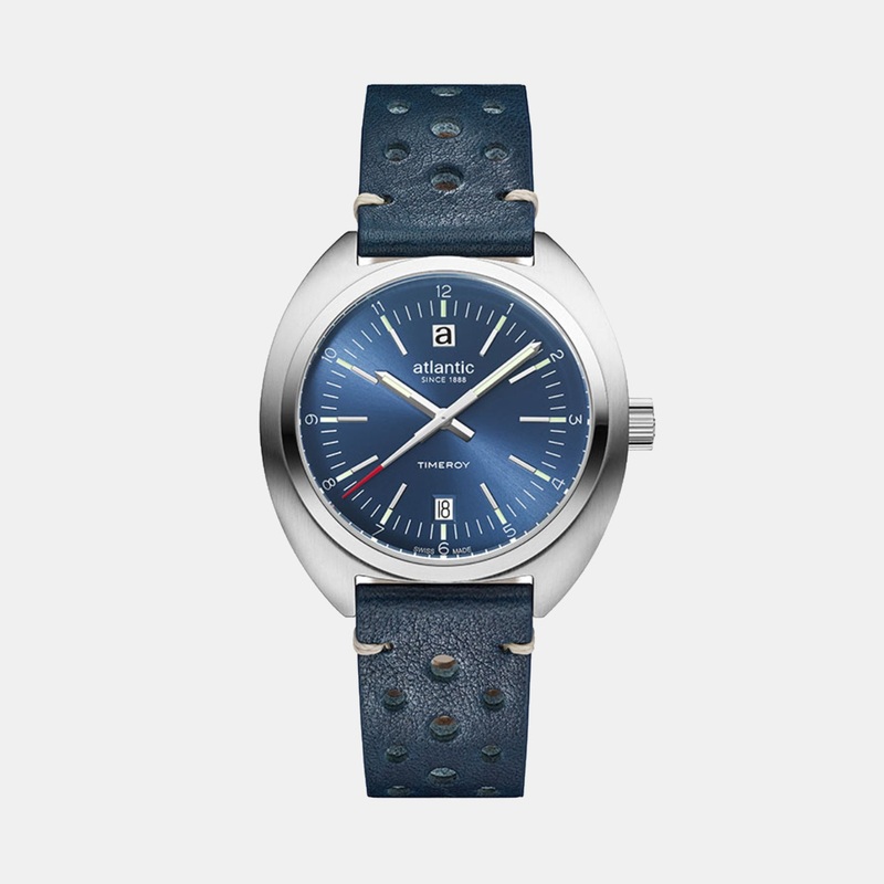 Timeroy NE Men Quartz Blue Dial Analog Stainless Steel Watch 70362.41.59
