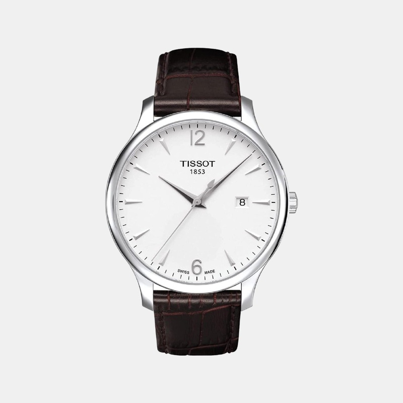 Tradition Men Analog Leather Watch T0636101603700
