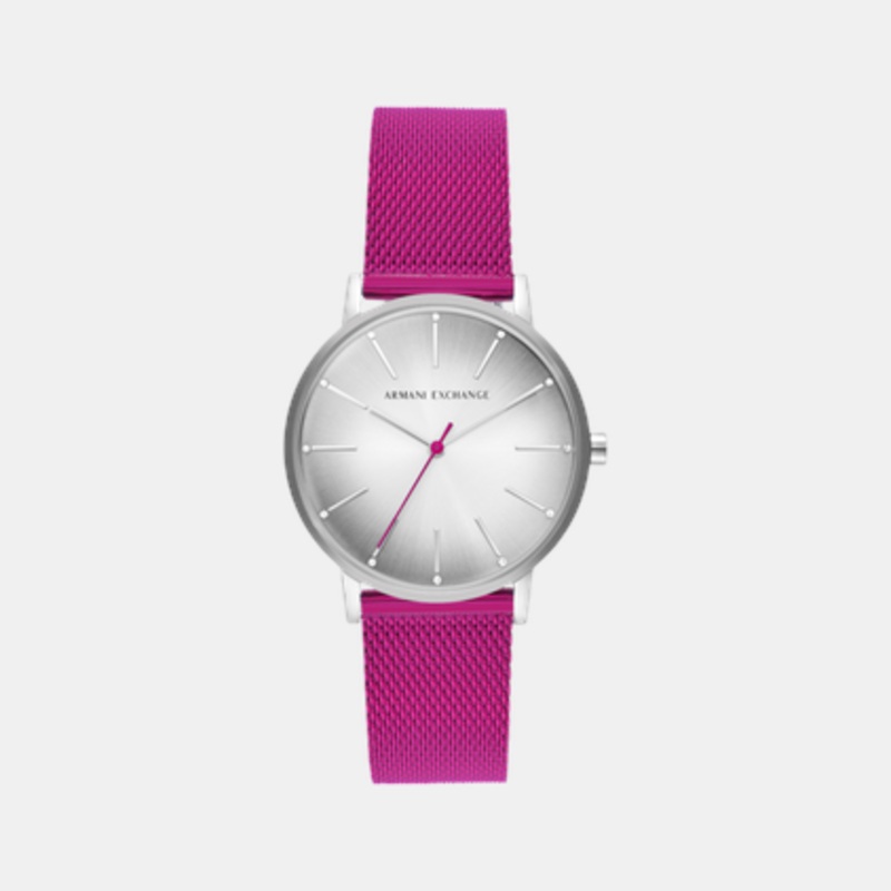 Women Quartz Gray Dial Analog Stainless Steel Watch AX5616