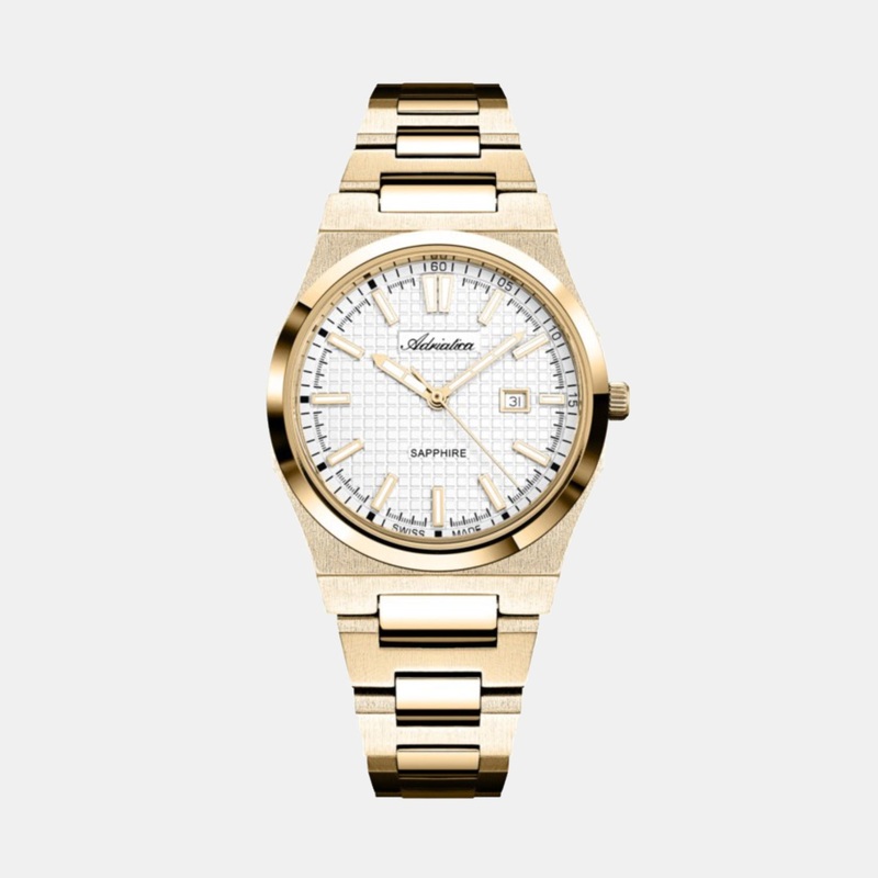Women Quartz Grey Dial Analog Stainless Steel Watch A3326.1117Q