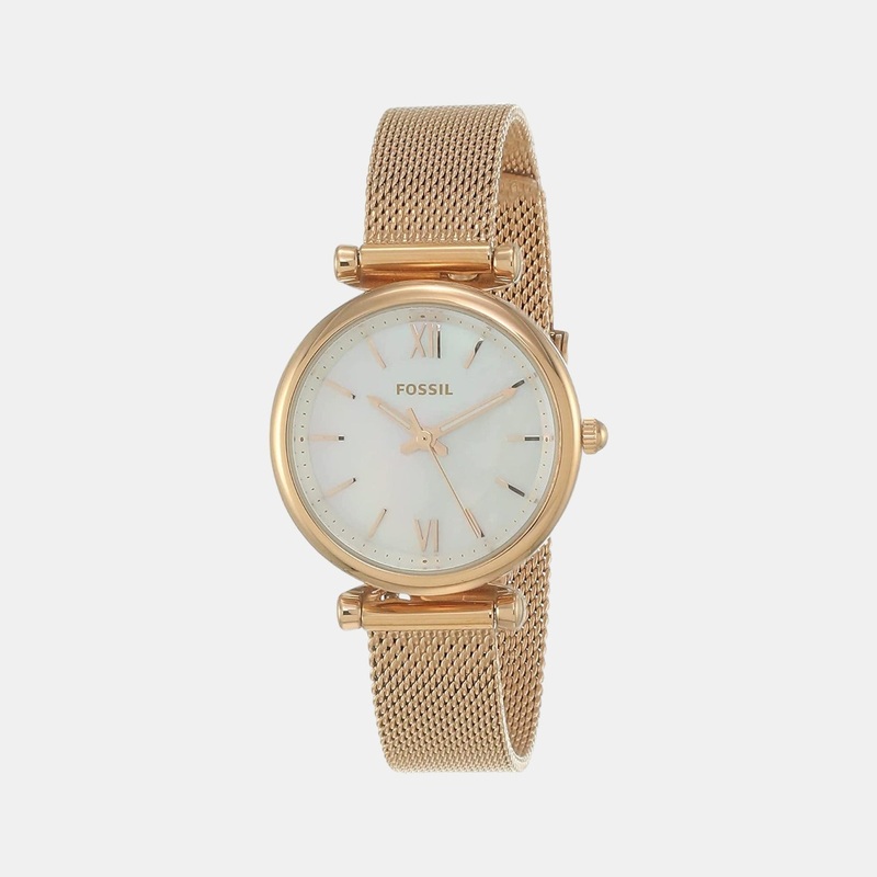 Carlie Women Quartz Mother-Of-Pearl Dial Analog Stainless Steel Watch ES4433