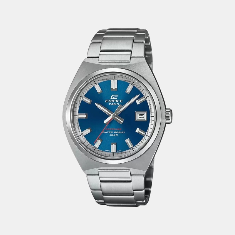 Edifice Men Quartz Blue Dial Analog Stainless Steel Watch EFB-109D-2AVDF ED653