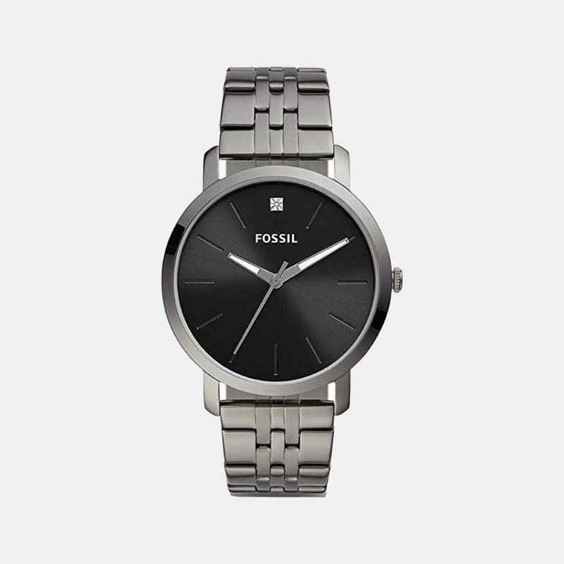 Lux Luther Men's Black Dial Analog Stainless Steel Watch BQ2419