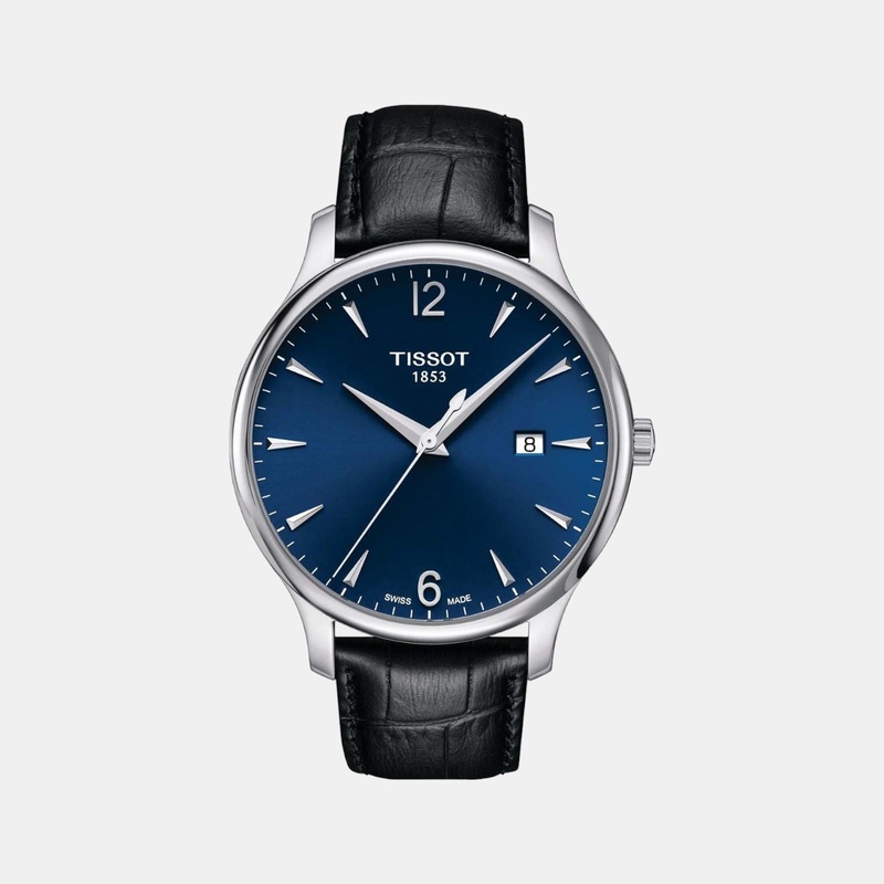 Tradition Men Analog Leather Watch T0636101604700