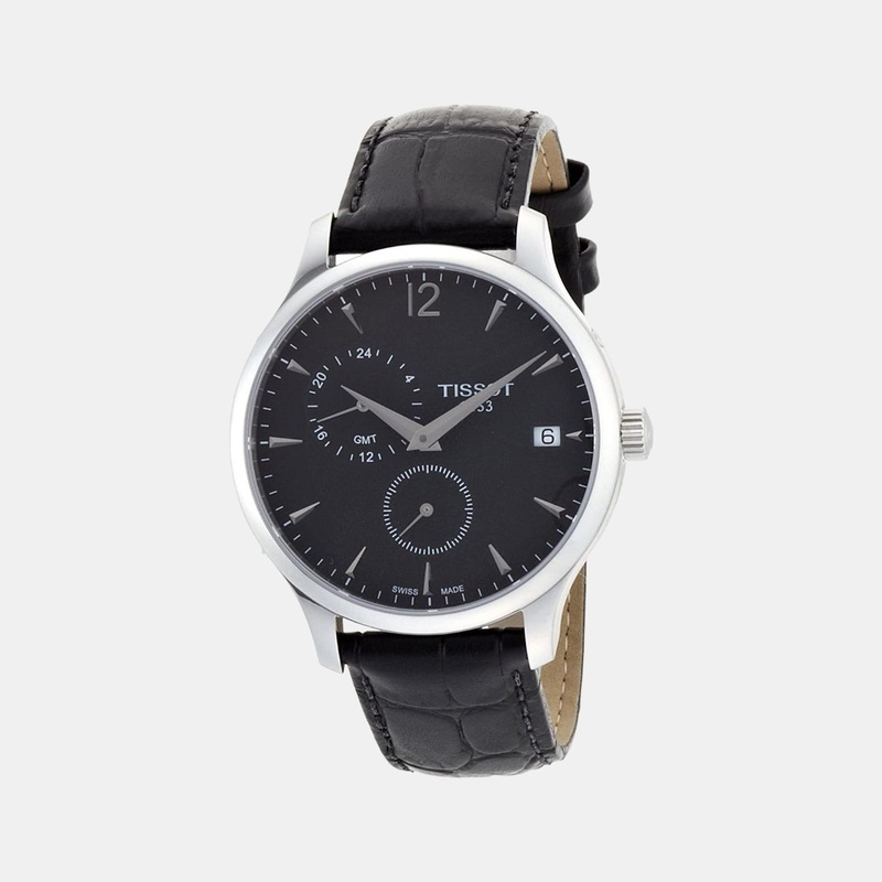 Tradition Men Analog Leather Watch T0636391605700
