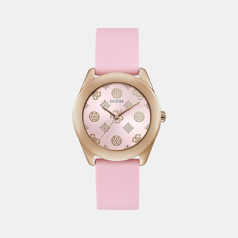 Women Pink Analog Silicon Watch GW0107L5