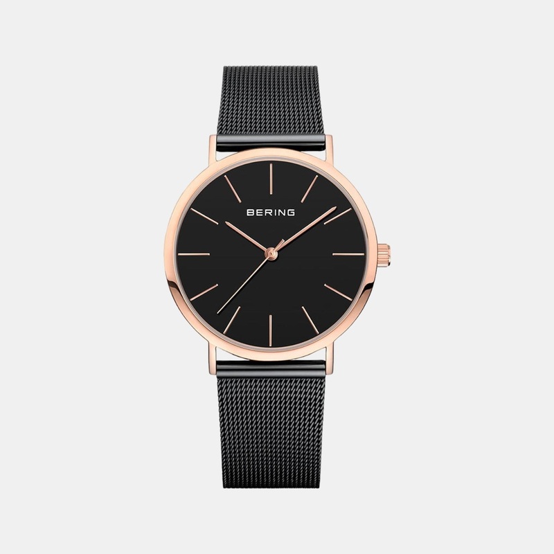 Women's Grey Analog Stainless Steel Watch 13436-166