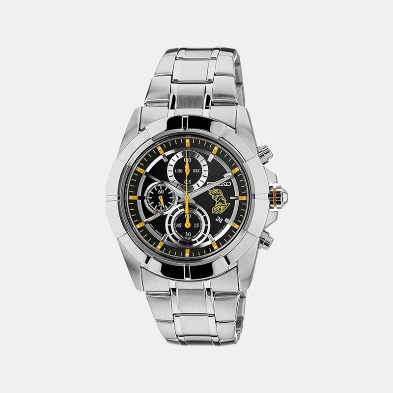 Dress Men's Black Stainless Steel Chronograph Watch SNDF13P1