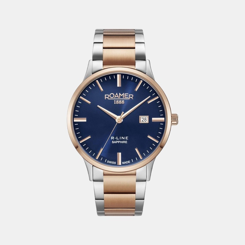 Men's Blue Analog Stainless Steel Watch 718833 47 45 70