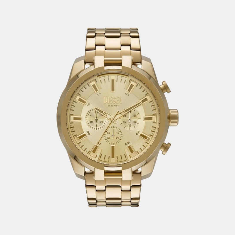 Men's Gold Stainless Steel Chronograph Watch DZ4590