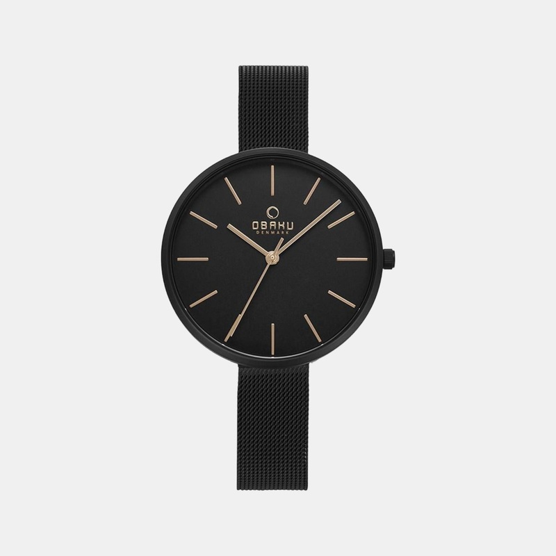 Women's Black Analog Stainless Steel Watch V211LXBBMB