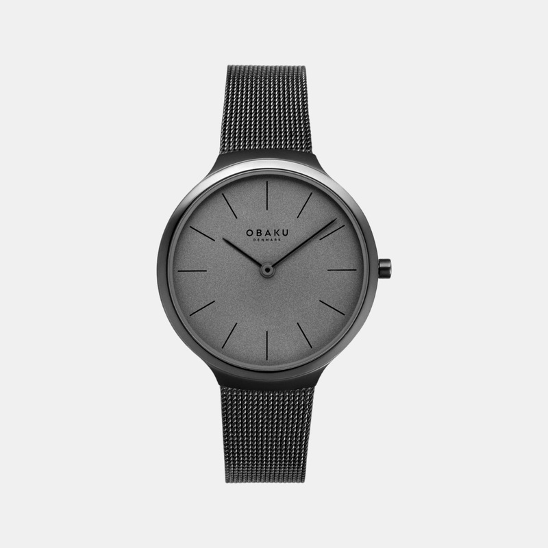 Women's Grey Analog Stainless Steel Watch V240LXUUMU