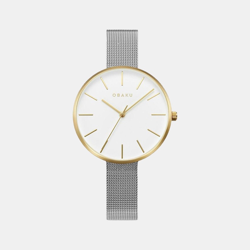 Women's White Analog Stainless Steel Watch V211LXGIMC