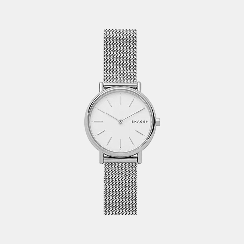 Women White Analog Stainless Steel Watch SKW2692