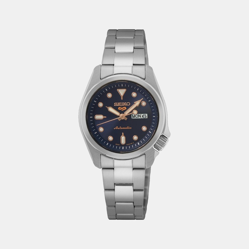 5 Sports Women Automatic Blue Dial Analog Stainless Steel Watch SRE003K1
