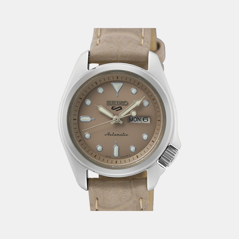 5 Sports Women Automatic Brown Dial Analog Leather Watch SRE005K1
