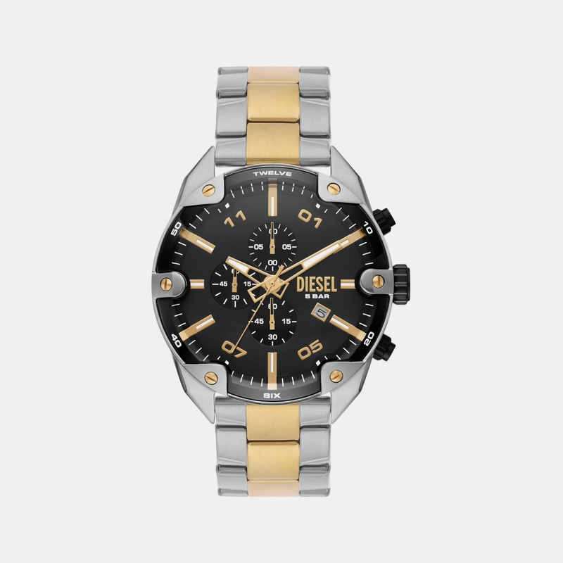 Men's Black Chronograph Stainless Steel Watch DZ4627