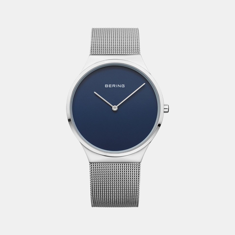 Men's Blue Analog Stainless Steel Watch 12138-007