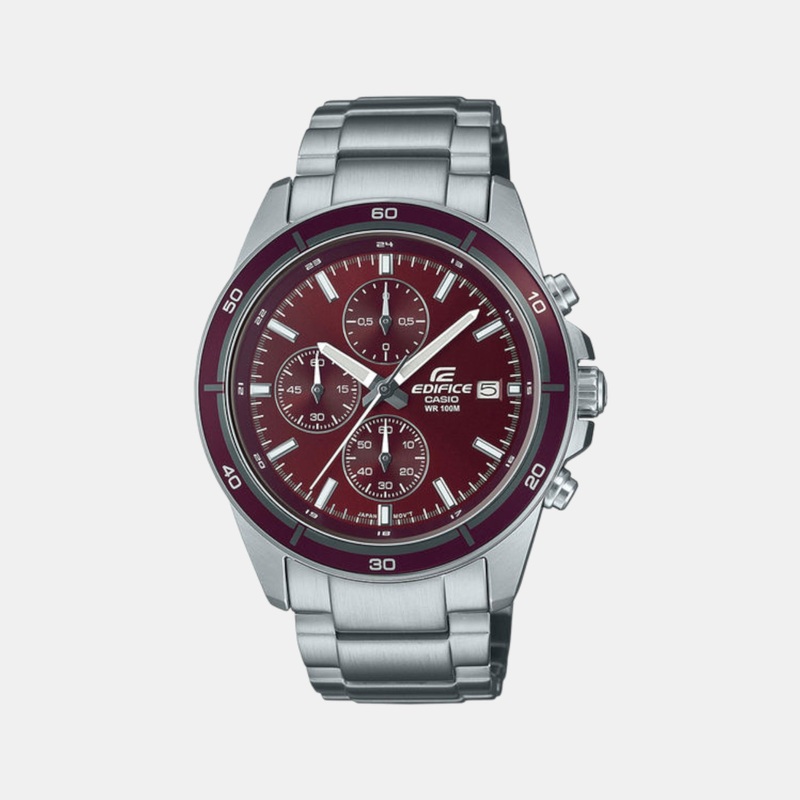 Men's Chronograph Stainless Steel Watch ED569 - EFR-526D-5CVUDF