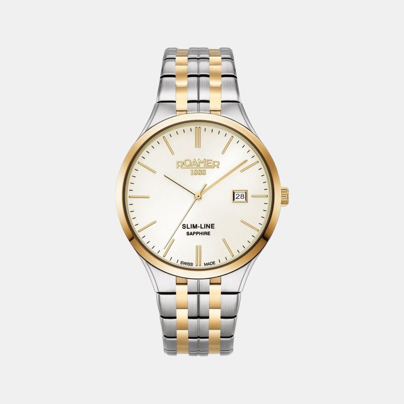 Men Slim-Line Classic Analog Brass Watch 512833 47 35 20