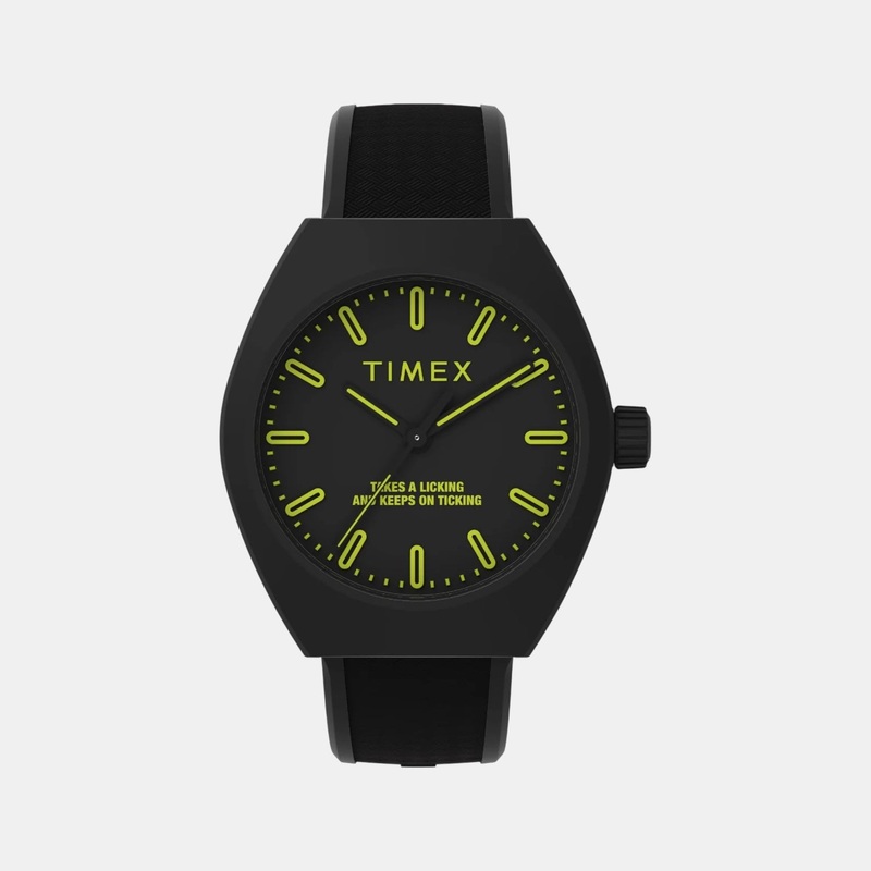 Unisex Quartz Black Dial Analog Bio-based PU Watch TW2W42400UJ