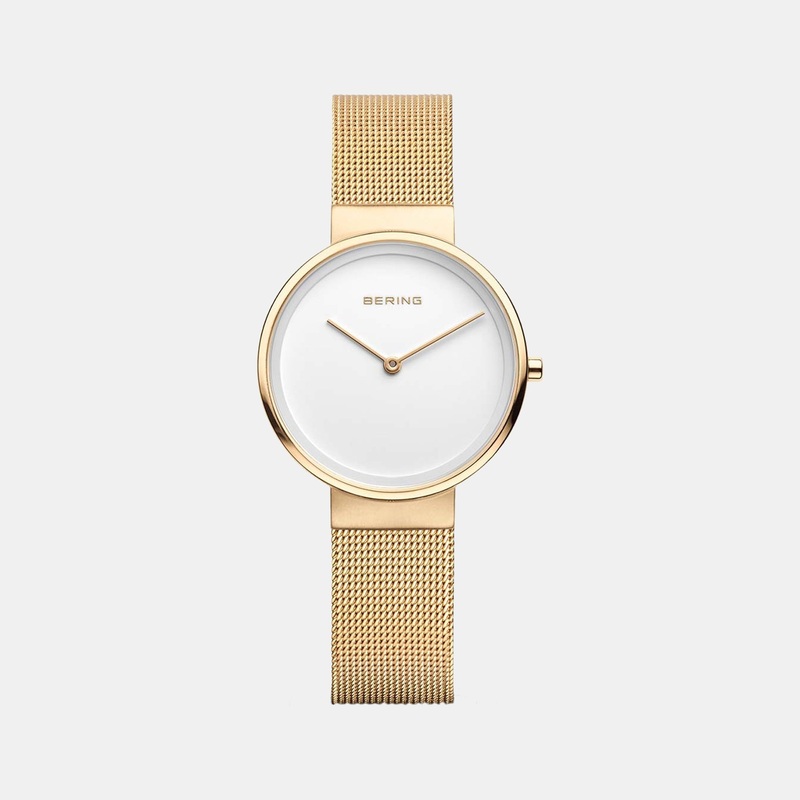 Classic Women's White Stainless Steel Watch 14531-334