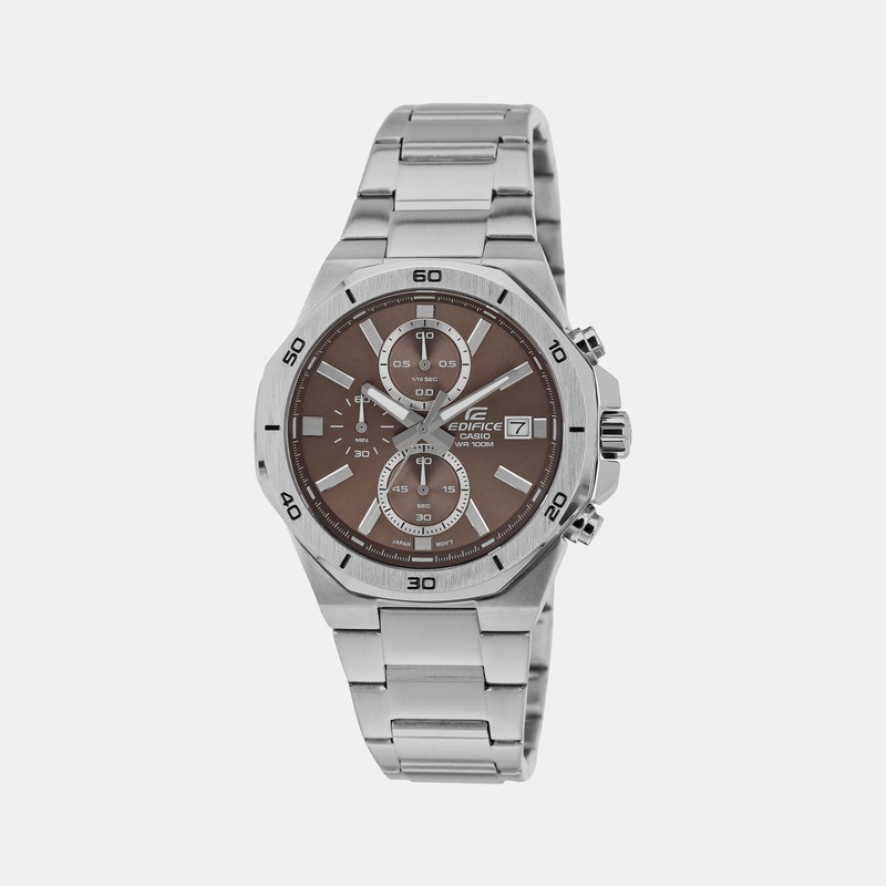 Edifice Brown Men's Chronograph Stainless Steel Watch ED585 - EFV-640D-5AVUDF