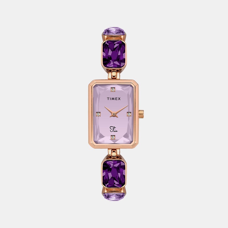 Fria Women's Lavender Analog Stainless Steel Watch TWEL16901