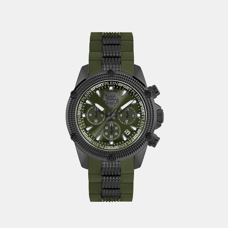 Hurricane Men Green Chronograph Silicon Watch PSDBA0223
