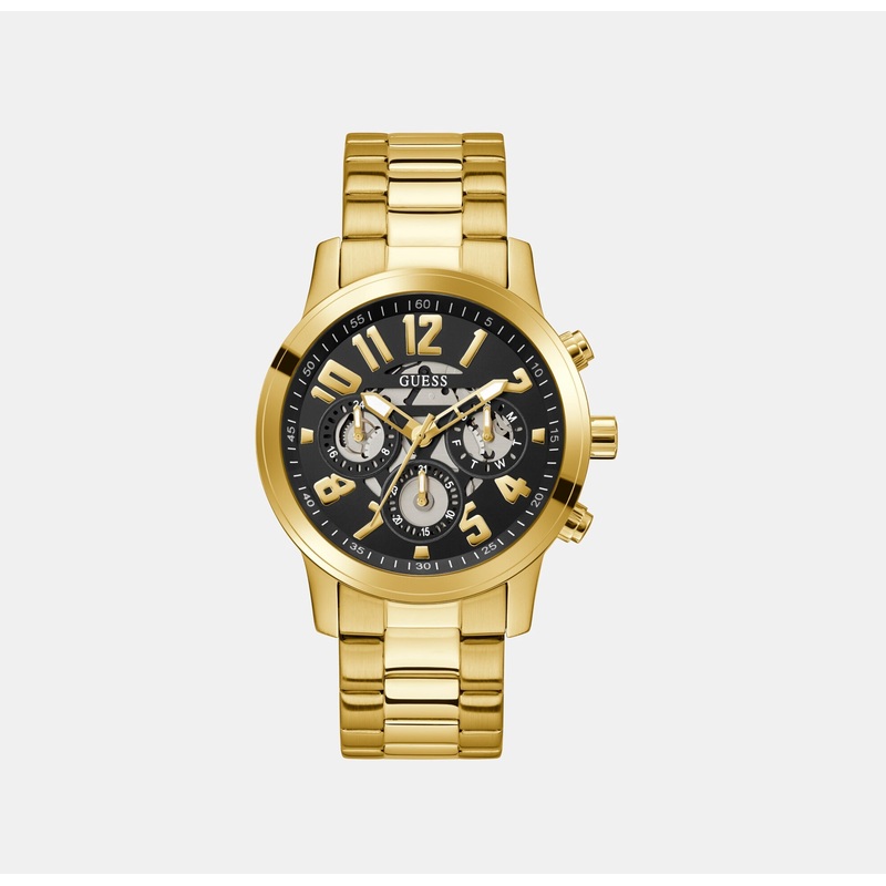 Men's Black Analog Stainless Steel Watch GW0627G2