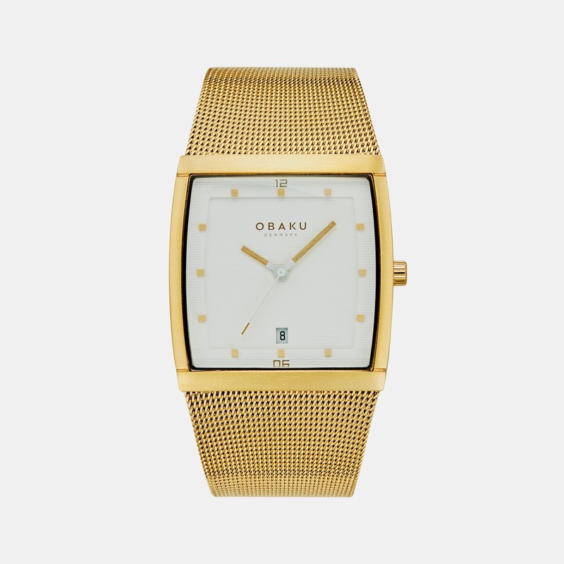 Men White Analog Brass Watch V102GDGWMG