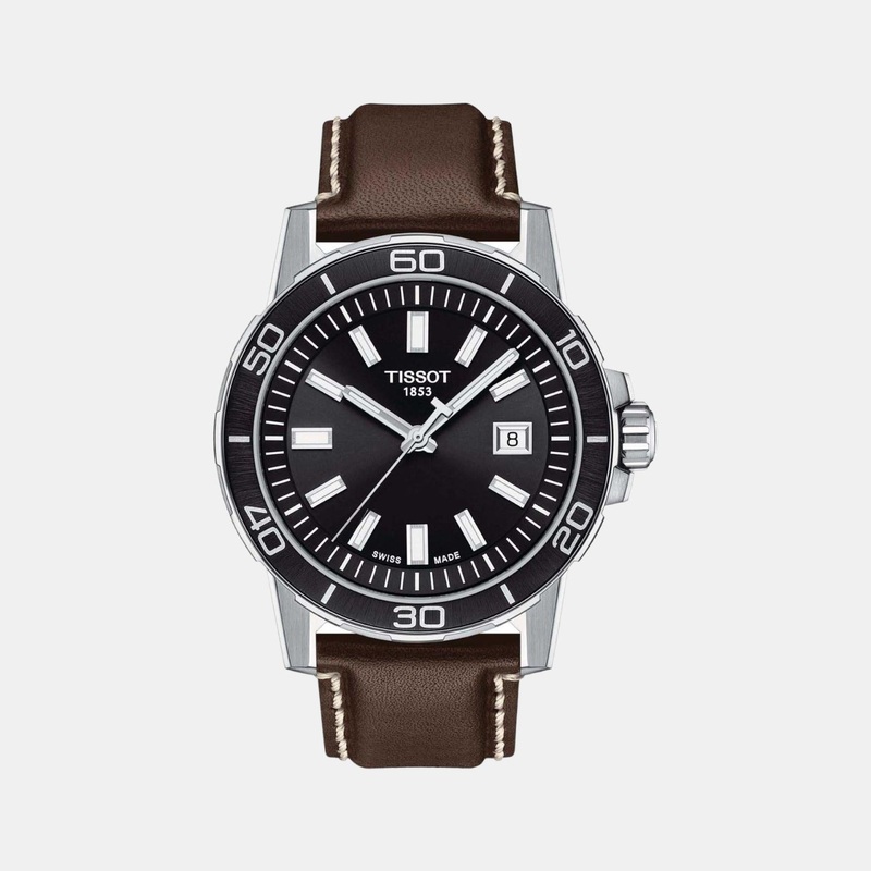 Supersport Chrono Men Analog Leather Watch T1256101605100