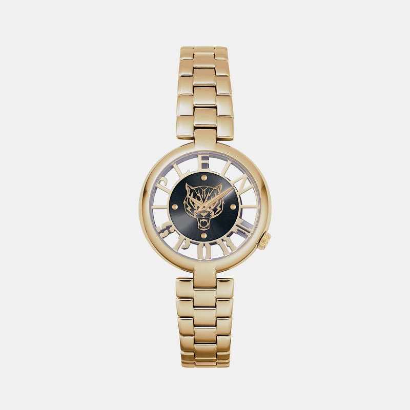 Tiger Luxe Women Black Analog Stainless Steel Watch PSMBA0223