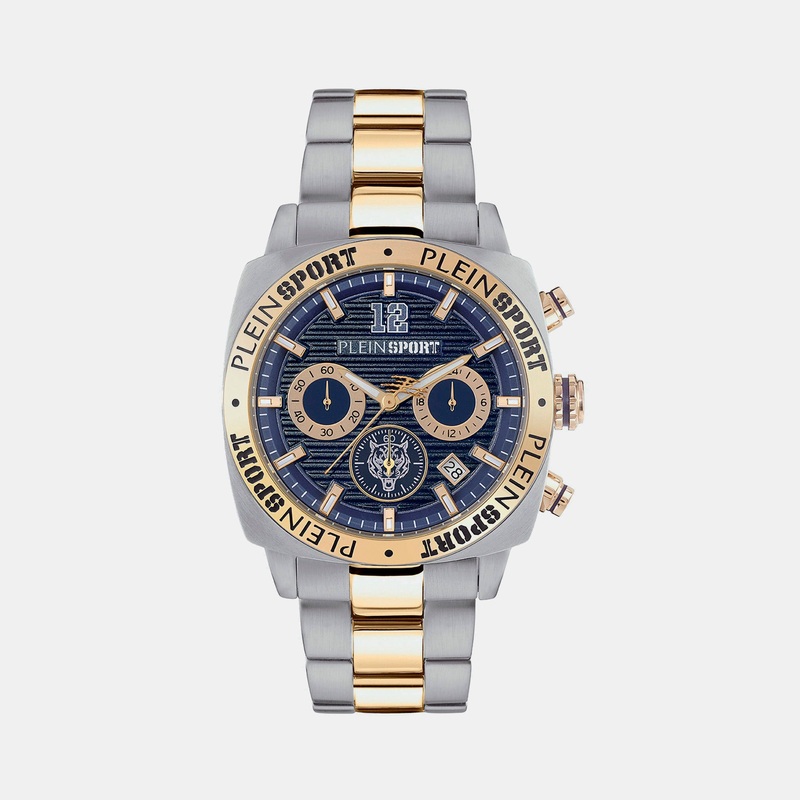 Wildcat Men Blue Chronograph Stainless Steel Watch PSGBA1223