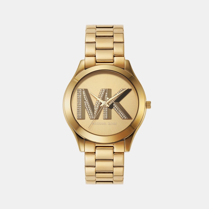 Women Gold Analog Stainless Steel Watch MK4732
