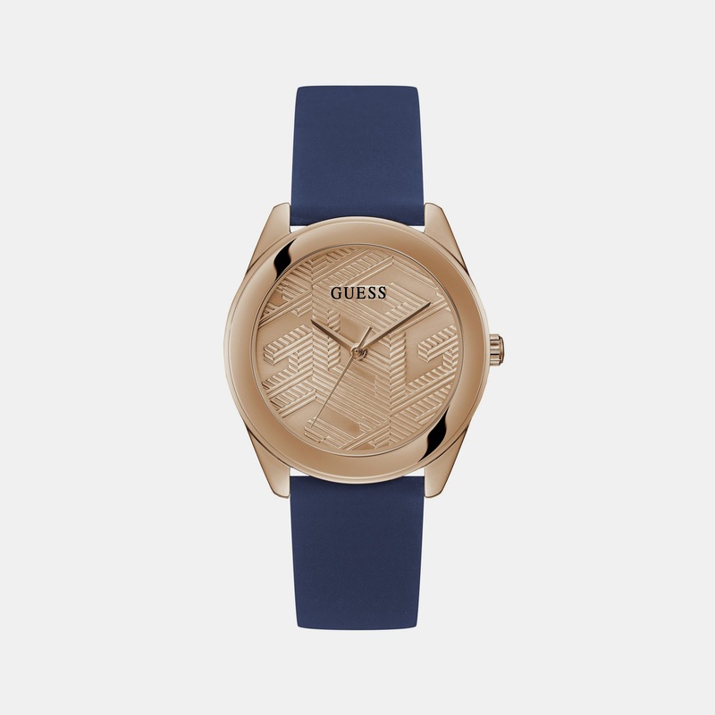 Women Rose Gold Analog Silicon Watch GW0665L2
