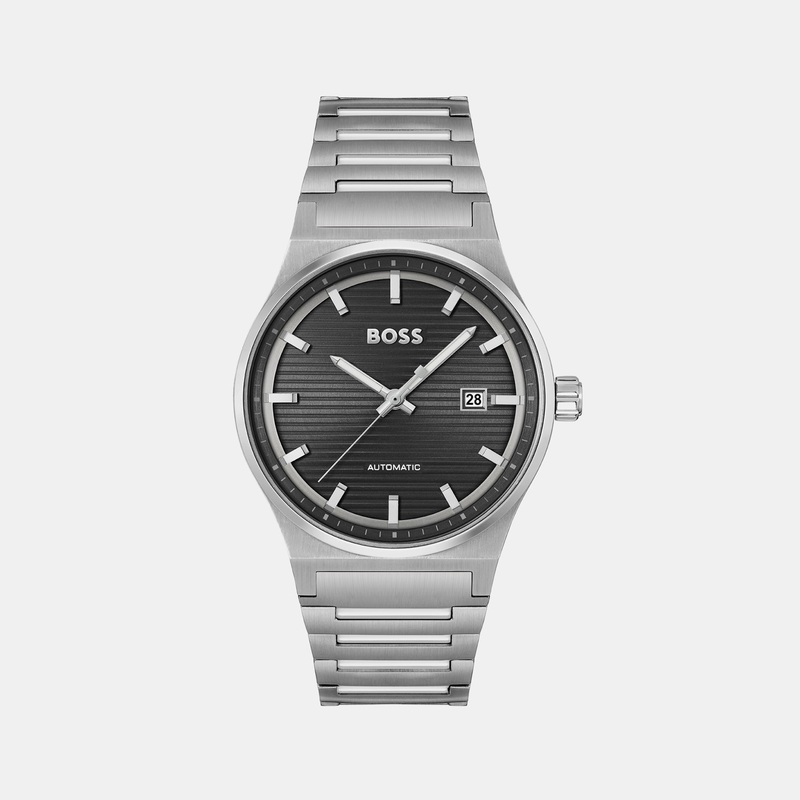 Candor Auto Men's Black Analog Stainless Steel Watch 1514117