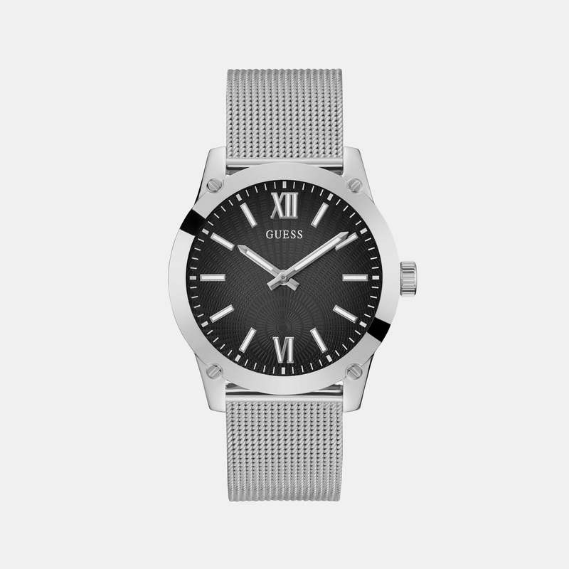 Men Black Analog Mesh Watch GW0629G1