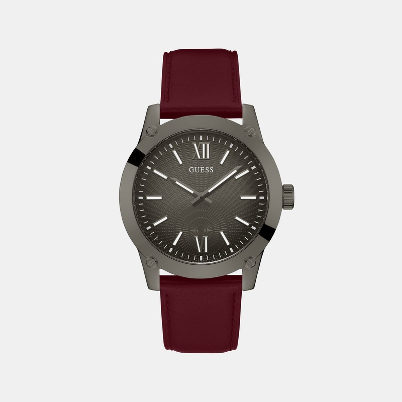 Men Gunmetal Analog Leather Watch GW0628G4