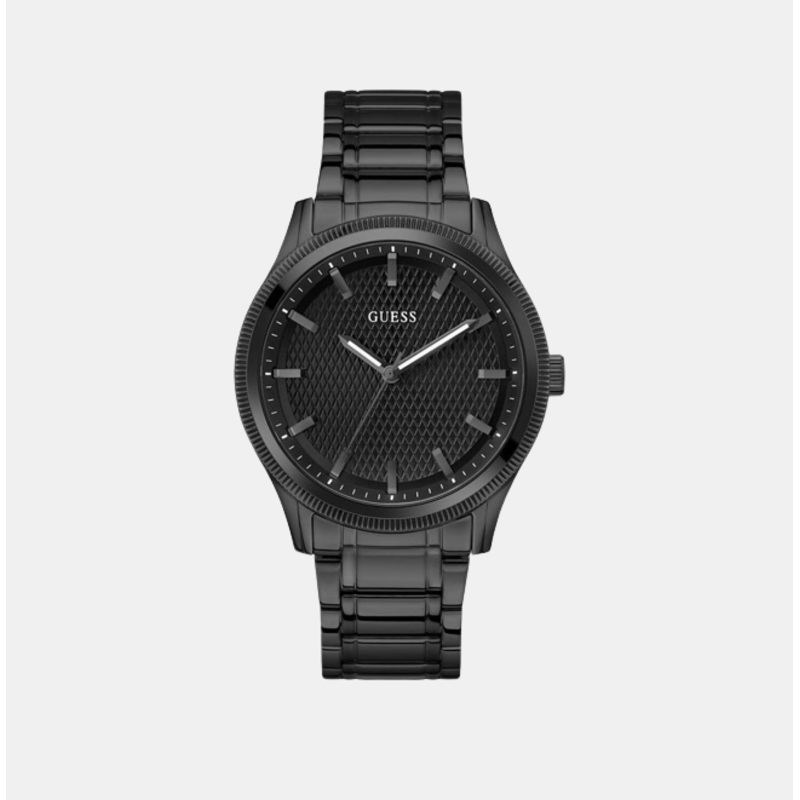 Men's Black Analog Stainless Steel Watch GW0626G3