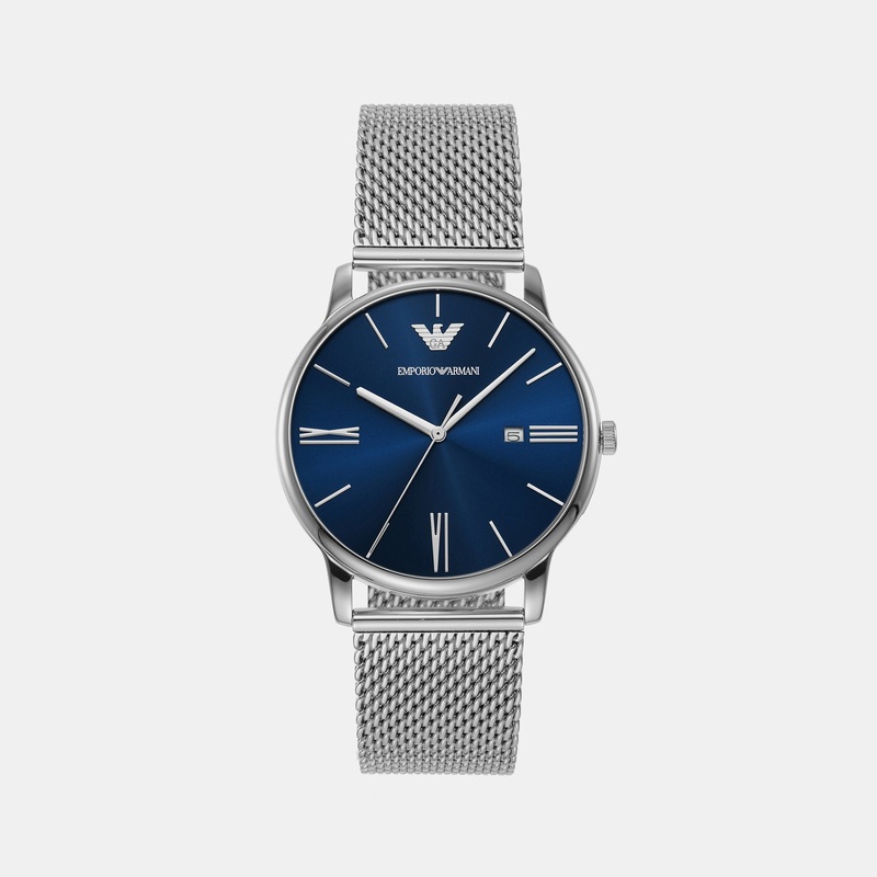 Men's Blue Analog Stainless Steel Watch AR11571