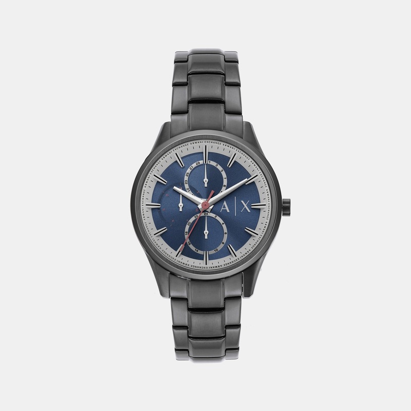 Men's Blue Chronograph Stainless Steel Watch AX1871