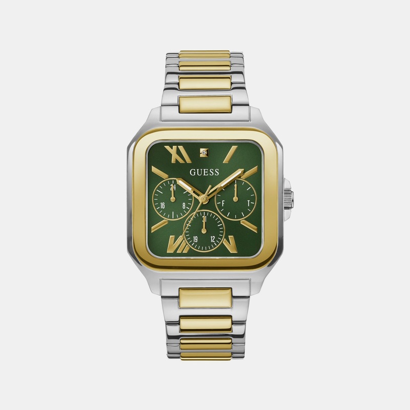 Men's Green Dial Chronograph Stainless Steel Watch GW0631G1